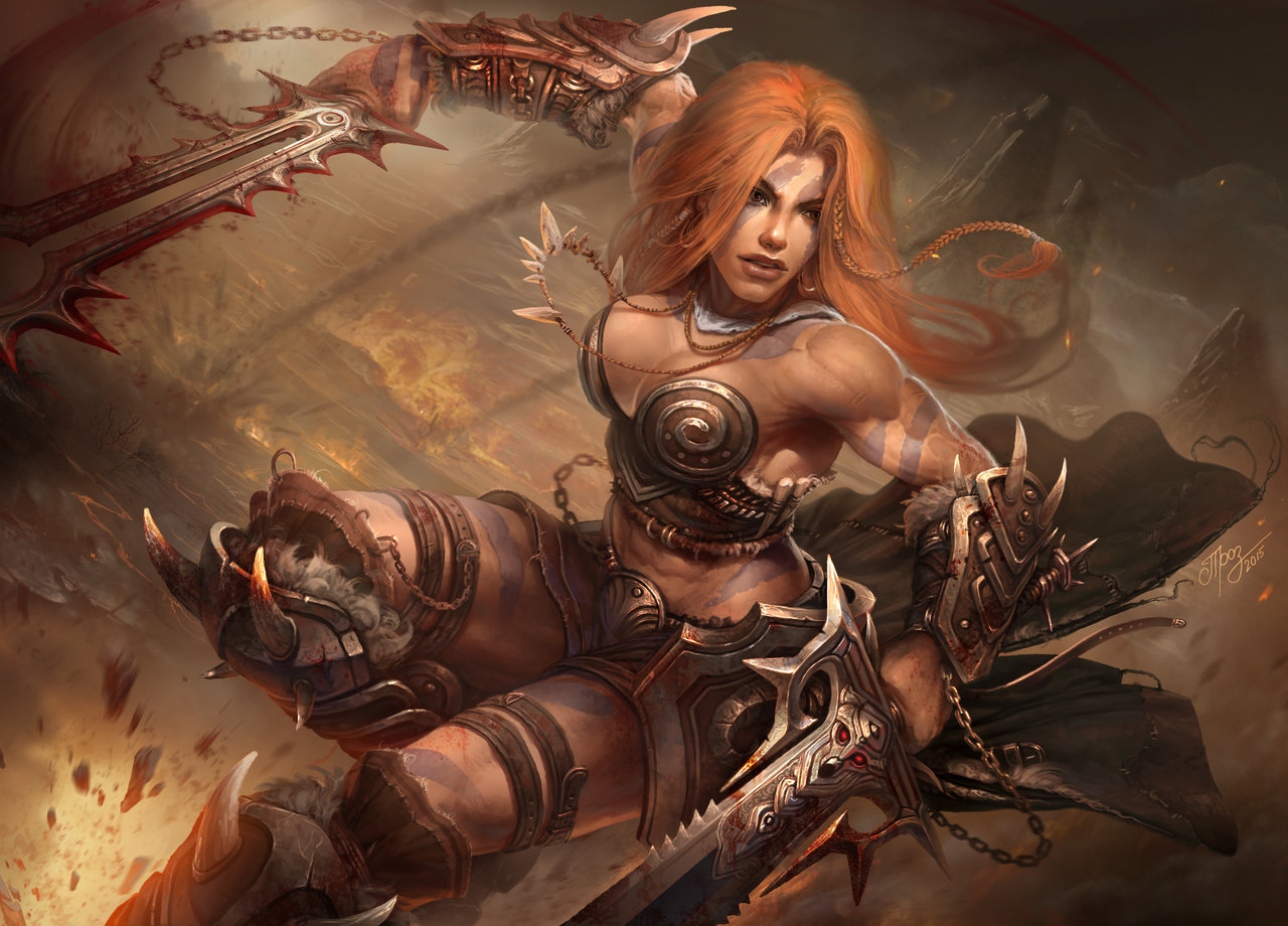 Barbarian women video nude toons